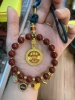 2025 New Cinnabar car pendant, "Have a Smooth Journey" high-end car pendant, creative car interior pendant, "Five Roads God of Wealth" car pendant, decorative piece Specification image